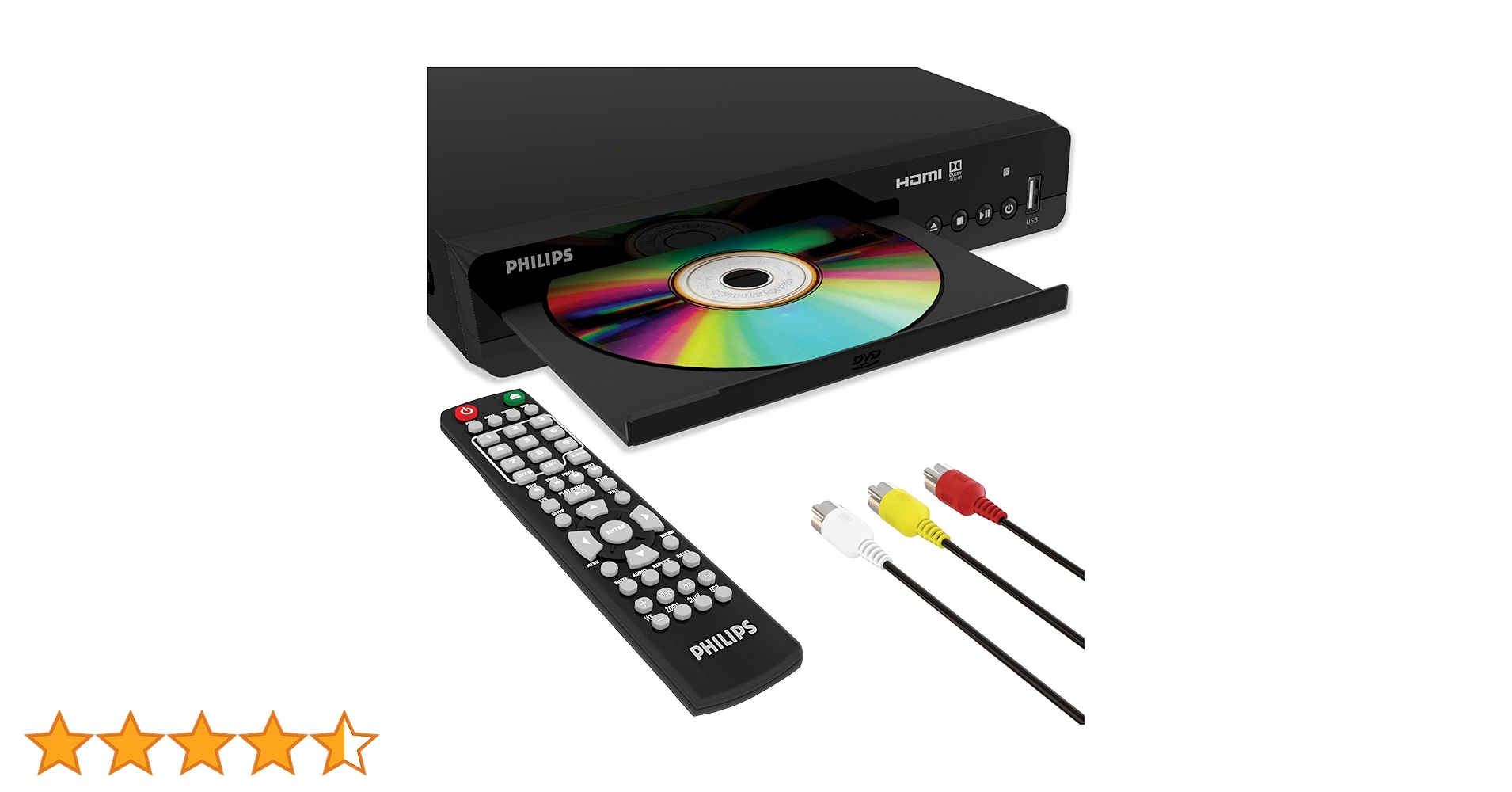 Philips CD/HDMI/USB/テレビ用 Amazon | フィリップス HDMIポート付きテレビ用DVDプレーヤー